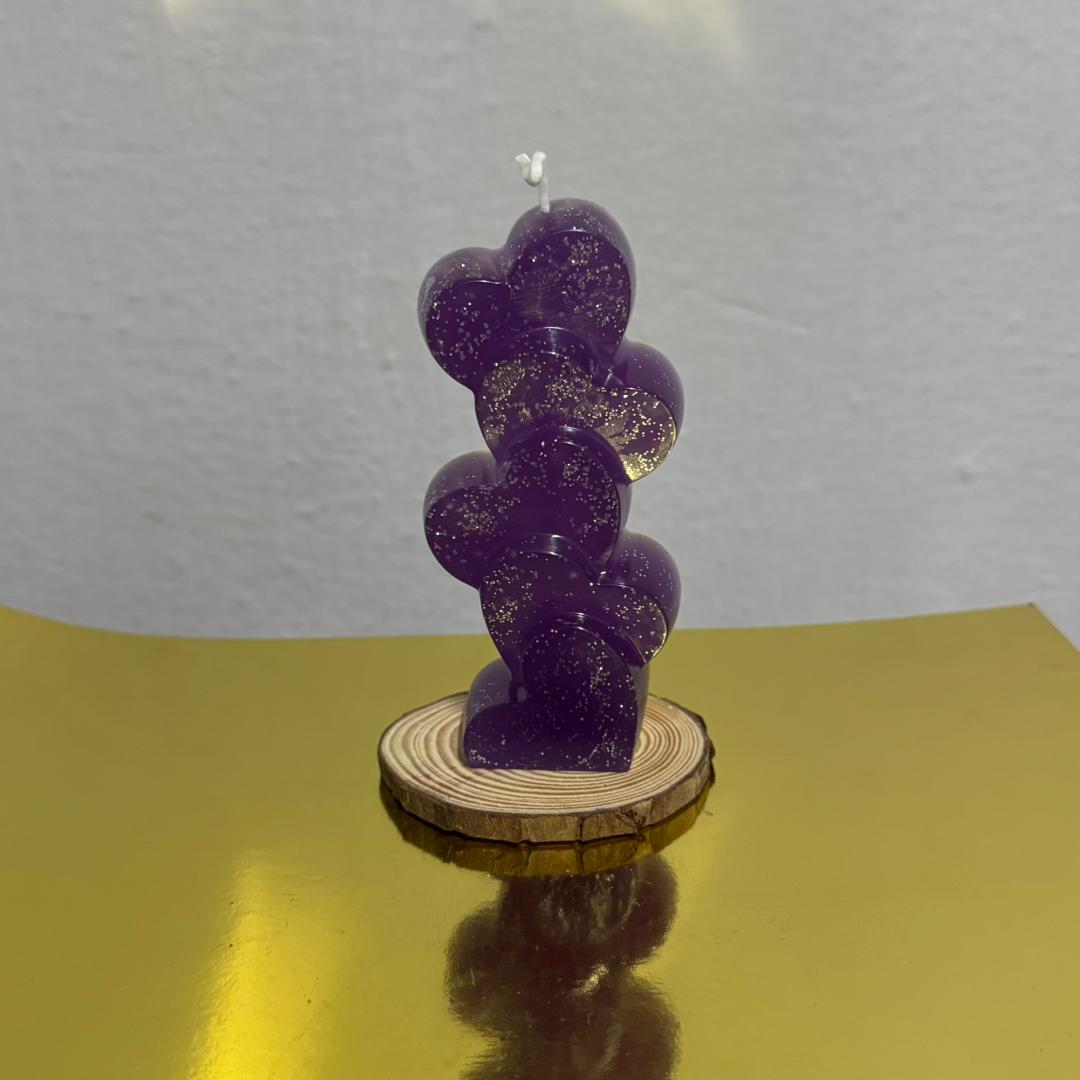 Vela de corazones