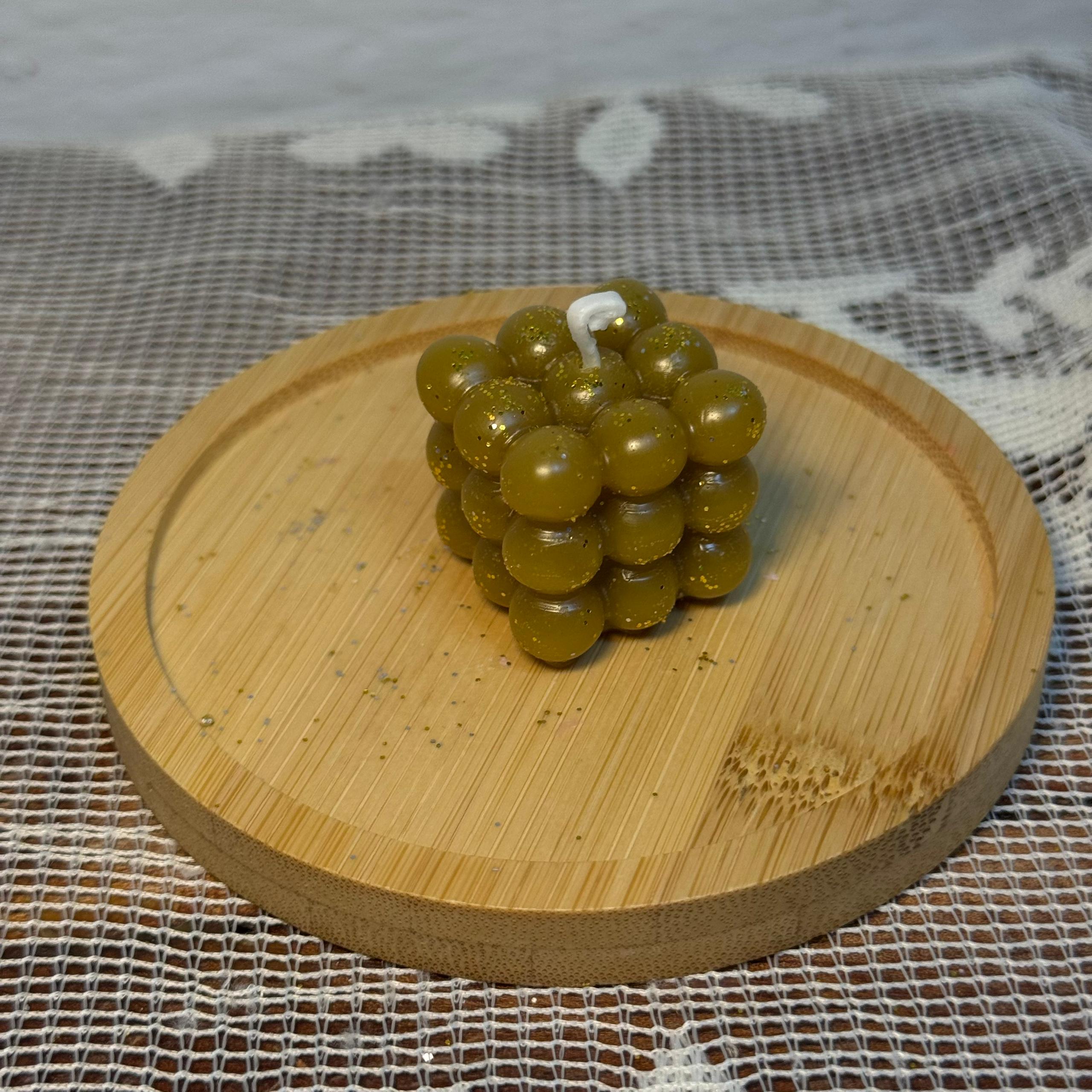 Vela natural de cubo mini
