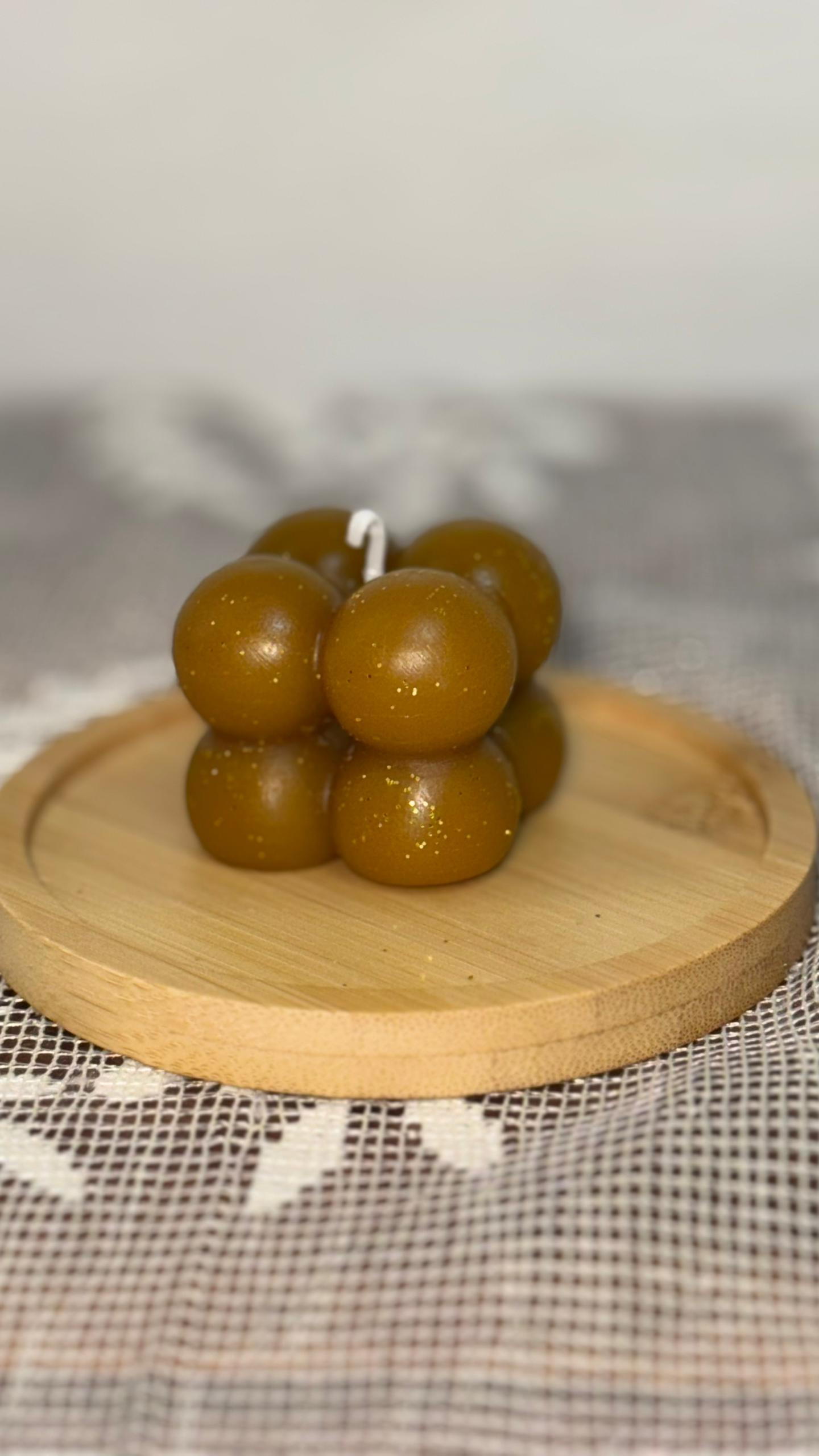 Vela natural de cubo pequeño