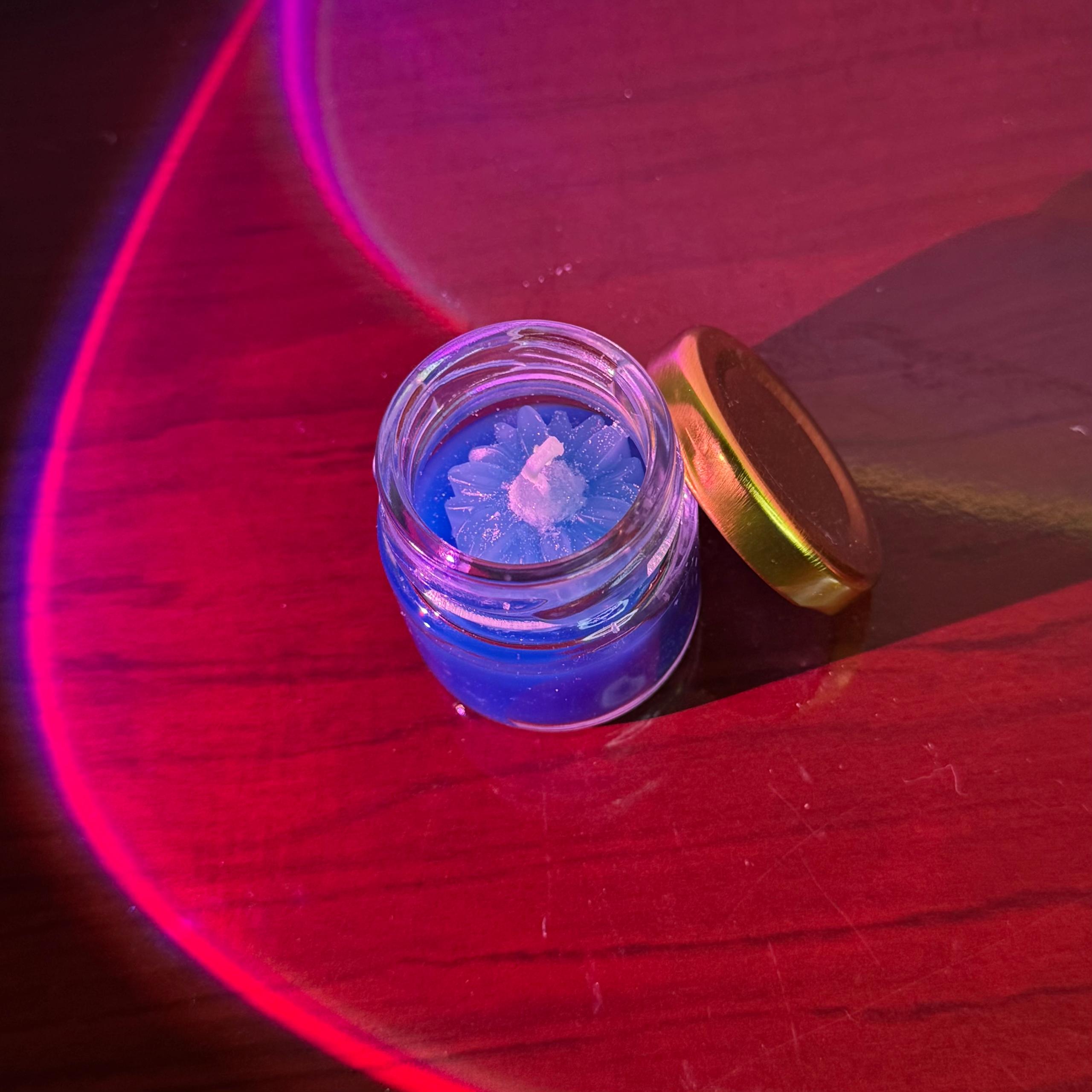 Vela de tarrito de flor